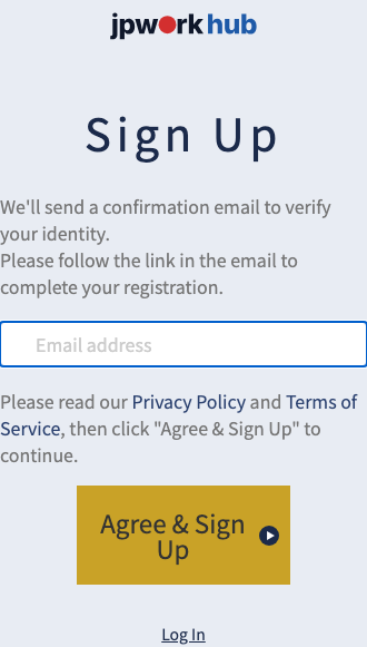 1-1. Provisional Registration (Email)